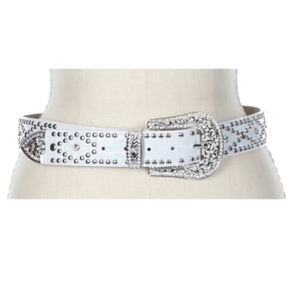 DRYGOODS White Western Belt